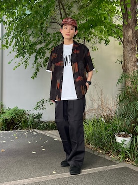 「Dickies（ディッキーズ）のアイテム」を使った、わたしょさん（メンズ・166cm）の夏コーディネート