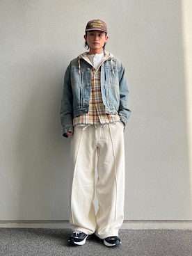 わたしょさん(メンズ・166cm)の春コーディネート