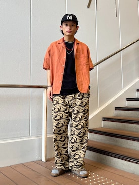 「STANCE（スタンス）のSTANCE/スタンス ICON 3 PACK+ M556D18ICP#（ソックス/靴下、その他）」を使った、わたしょさん（メンズ・166cm）の夏コーディネート
