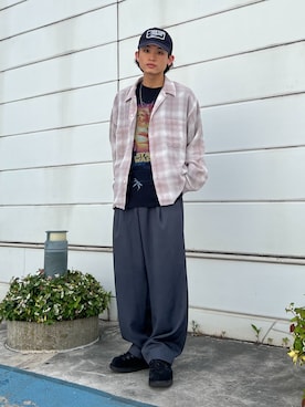 「STAR WARS（スターウォーズ）のアイテム」を使った、わたしょさん（メンズ・166cm）の春コーディネート