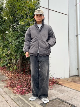 「アイテム（ダウンジャケット/コート）」を使った、わたしょさん（メンズ・166cm・20代）の冬コーディネート