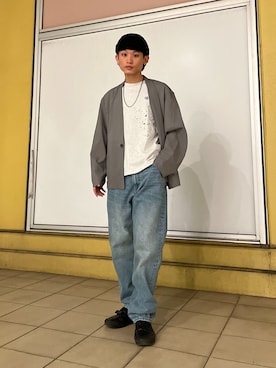 わたしょさん（メンズ・166cm）の春コーディネート