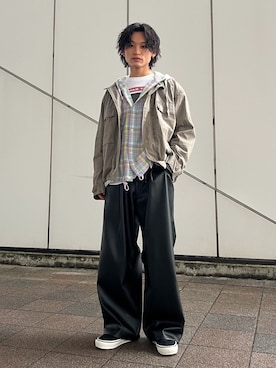 わたしょさん(メンズ・166cm)の冬コーディネート