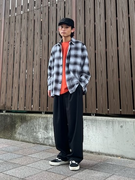 「アイテム（その他）」を使った、わたしょさん（メンズ・166cm）の秋コーディネート