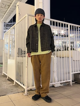 「LACOSTE（ラコステ）のアイテム」を使った、わたしょさん（メンズ・166cm）の春コーディネート