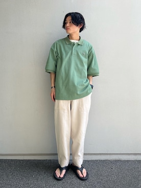 「ショップスタッフのおしゃれ配色」｜わたしょさん（メンズ・166cm）の春コーディネート
