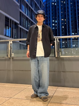 「STAR WARS（スターウォーズ）のアイテム」を使った、わたしょさん（メンズ・166cm）の春コーディネート