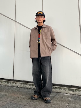 「キャップ」｜わたしょさん（メンズ・166cm・20代）の秋コーディネート