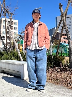 わたしょさん(メンズ・166cm)の春コーディネート