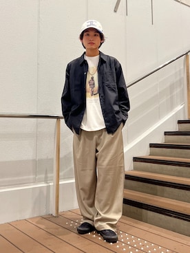 わたしょさん（メンズ・166cm）の春コーディネート