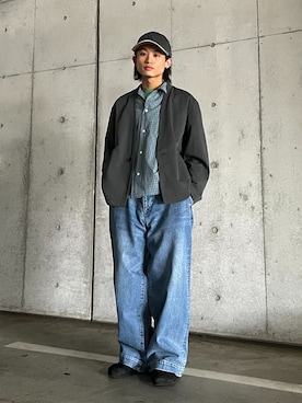 わたしょさん（メンズ・166cm）の春コーディネート
