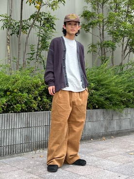 「アイテム（その他）」を使った、わたしょさん（メンズ・166cm）の秋コーディネート