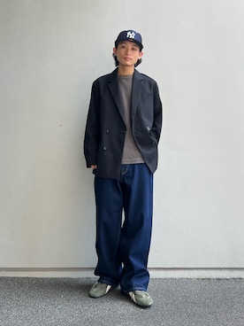 「アイテム（その他アウター）」を使った、わたしょさん（メンズ・166cm）の秋コーディネート