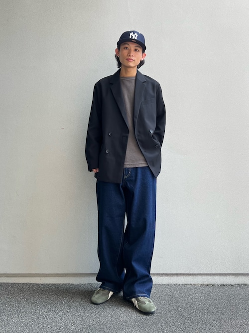 ゆーたん　ルシェルブルー　ダブルブレステッドシャツジャケット ゆーたん ルシェルブルー ダブルブレステッドシャツジャケット