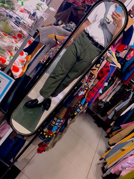 「AAA（トリプルエー）のアイテム」を使った、蜂蜜レモンさん（メンズ・170cm）の秋コーディネート