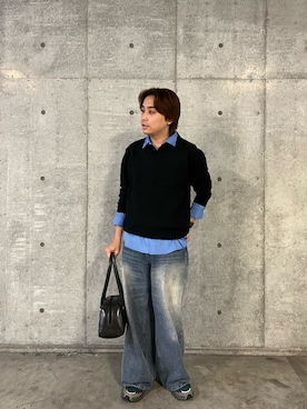 「アイテム（ボストンバッグ）」を使った、sop_tsubasaさん（メンズ・167cm）の秋コーディネート