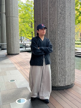 「SENSE OF PLACE by URBAN RESEARCH（センスオブプレイスバイアーバンリサーチ）のアイテム（カーディガン/ボレロ）」を使った、sop_tsubasaさん（メンズ・167cm）の秋コーディネート