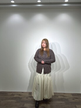 「SENSE OF PLACE by URBAN RESEARCH（センスオブプレイスバイアーバンリサーチ）のトラックソールサイドゴアブーツ（ブーツ、ブラック系）」を使った、みゆさん（レディース・159cm）の秋コーディネート