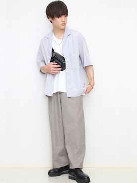 「ペールトーン」｜「アイテム（その他）」を使った、みやーきさん（メンズ・171cm）の夏コーディネート