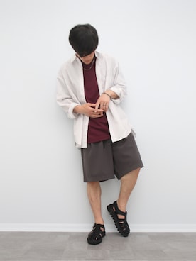 みやーきさん（メンズ・171cm）の夏コーディネート