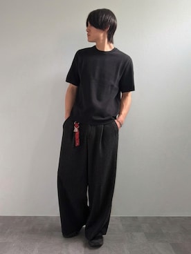 「On（オン）のアイテム」を使った、Yukiさん（メンズ・171cm）の春コーディネート