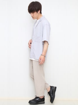 みやーきさん（メンズ・171cm）の夏コーディネート