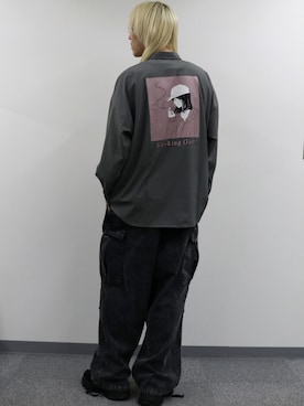 「Starting Over（スターティングオーバー）のアイテム（カーゴパンツ）」を使った、StartingOver_officialさん（メンズ・175cm）の冬コーディネート