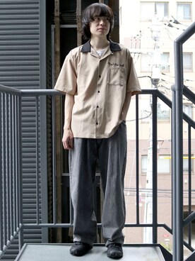 「Starting Over（スターティングオーバー）のアイテム（デニムパンツ）」を使った、StartingOver_officialさん（メンズ・175cm）の春コーディネート