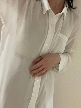 「腹チラ」｜RIAさん（レディース・153cm・10代）の夏コーディネート