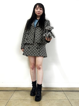 「アイテム（雑貨/ホビー）」を使った、あきさん（レディース・160cm）の秋コーディネート