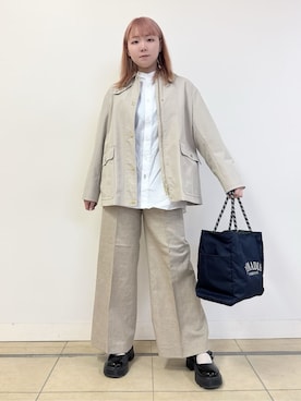 「NOMADIS（ノマディス）のアイテム」を使った、あき／ドレステリア柏高島屋SC店さん（レディース・160cm）の春コーディネート
