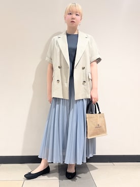 あき/ドレステリア柏高島屋SC店さん(レディース・160cm)の夏コーディネート