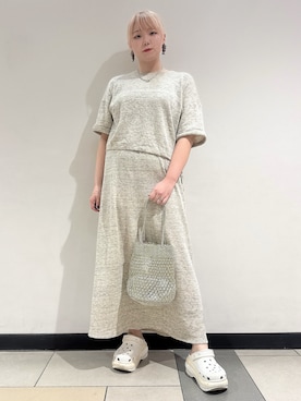 「NE QUITTEZ PAS!（ヌキテパ）のアイテム」を使った、あき／ドレステリア柏高島屋SC店さん（レディース・160cm）の春コーディネート