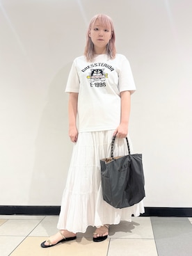 「NICOLAS LAINAS（ニコラスライナス）のアイテム」を使った、あき／ドレステリア柏高島屋SC店さん（レディース・160cm）の夏コーディネート