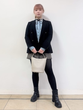 「DRESSTERIOR（ドレステリア）のアイテム」を使った、あき／ドレステリア柏高島屋SC店さん（レディース・160cm）の冬コーディネート