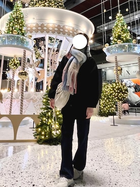 「MidiUmi（ミディウミ）のアイテム（その他アウター）」を使った、もちさん（レディース・162cm）の冬コーディネート