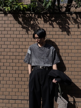 「th（ティー エイチ）のアイテム（ジャケット/アウター）」を使った、kooodaiさん（メンズ・170cm）の春コーディネート