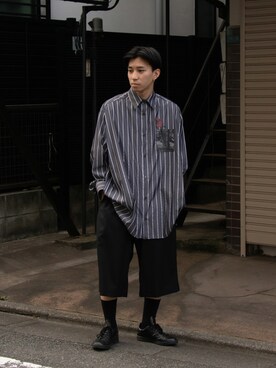 「th（ティー エイチ）のアイテム（トップス）」を使った、kooodaiさん（メンズ・170cm）の夏コーディネート