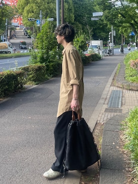 「COS（コス）のアイテム（パンツ）」を使った、kooodaiさん（メンズ・170cm）の夏コーディネート
