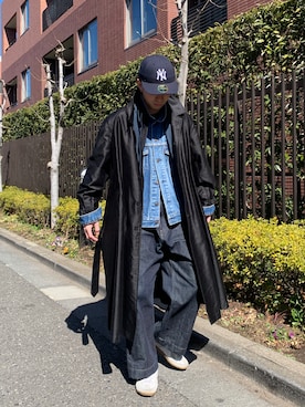 「NEW ERA（ニューエラ）のNEW ERA/ニューエラ キャップ LP 59FIFTY MLBオンフィールド ニューヨーク・ヤンキース 11449295（キャップ）」を使った、kooodaiさん（メンズ・170cm）の春コーディネート