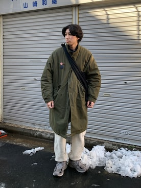 「BeAMS DOT（ビームスドット）のアイテム（ジャケット/アウター）」を使った、kooodaiさん（メンズ・170cm）の冬コーディネート