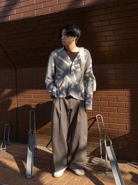 「KHOKI（コッキ）のアイテム（トップス）」を使った、kooodaiさん（メンズ・170cm）の春コーディネート