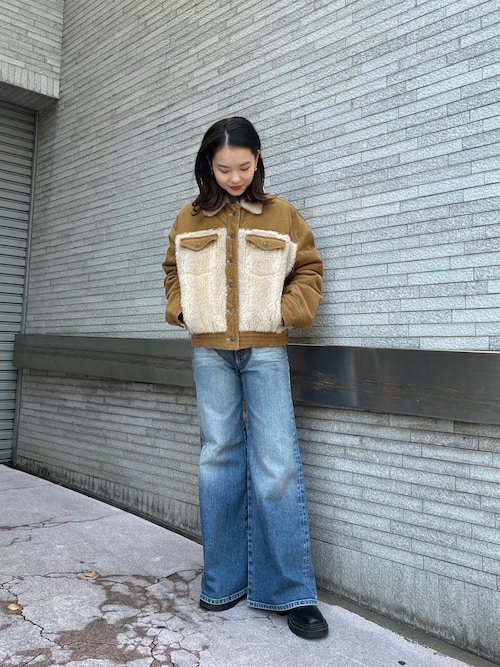 DIESEL（ディーゼル）の「レディース ジャケット コーデュロイ テディ