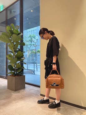 「DIESEL」｜「アイテム（ワンピース/ドレス）」を使った、唯さん（レディース・160cm）の夏コーディネート