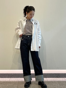 唯さん(レディース・160cm)の冬コーディネート