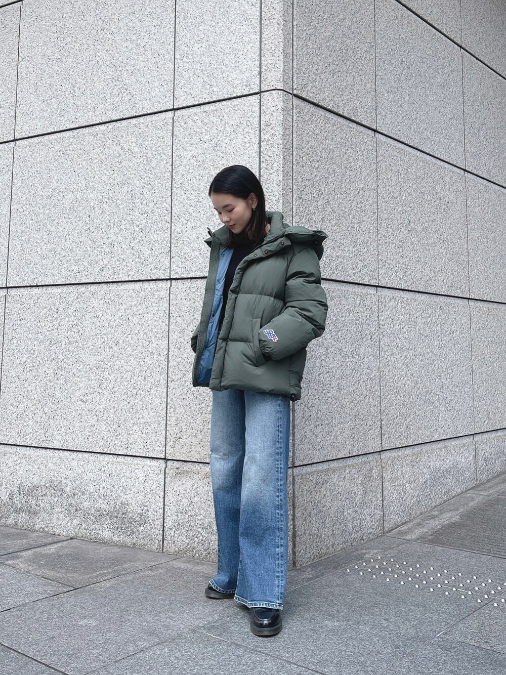 DIESEL ダウンジャケット カーキ DIESEL（ディーゼル）｜ダウン