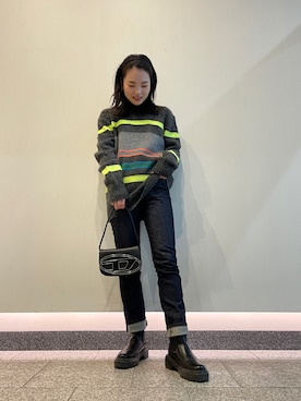 唯さん（レディース・160cm）の冬コーディネート