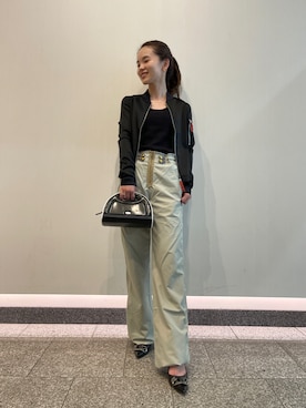 「アイテム（その他トップス）」を使った、唯さん（レディース・160cm・20代）の夏コーディネート