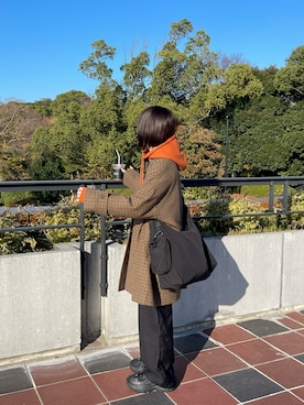 「UNDERSTATEMENTs（アンダーステイトメント）のアイテム」を使った、miiさん（レディース・157cm）の冬コーディネート