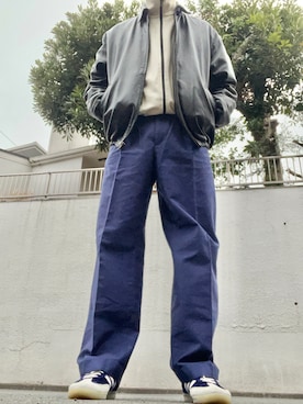 「Polo Ralph Lauren」｜「アイテム（ブルゾン）」を使った、mさん（メンズ・175cm）の冬コーディネート